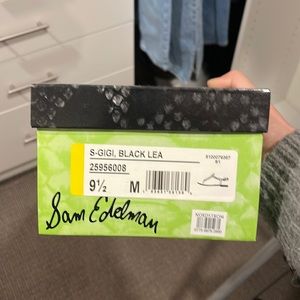 Gigi Sam Edelman black Lea Sandals 9.5M